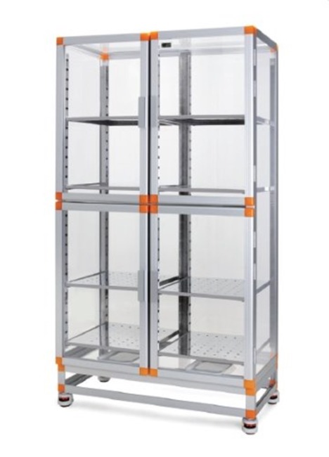 Aluminum Desiccator Cabinet Dry Active 알류미늄 데시게이터 KA 33 78A 자동형 선반추가 KA 33 84