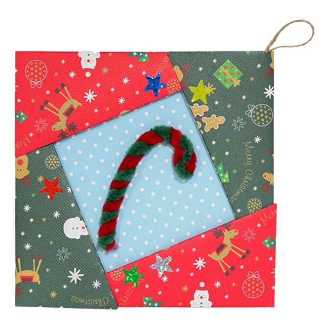 크리스마스지팡이미니리스 종이접기