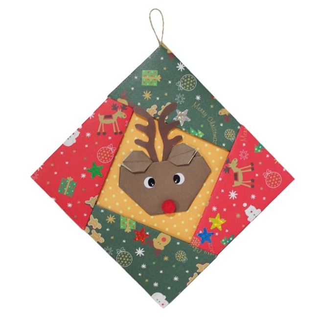 크리스마스루돌프미니리스 종이접기