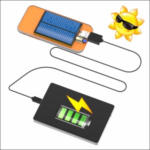 뉴 태양광 휴대폰 충전기 케이스형 만들기