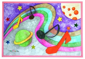 색칠공부 음표여행 10개 종이접기