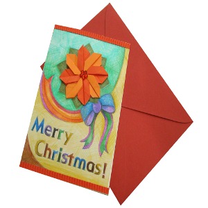 색칠공부 크리스마스색칠카드2종 5개 종이접기