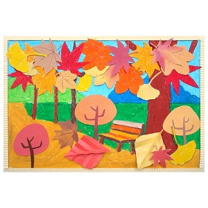 색칠공부 가을 공원 10개 종이접기