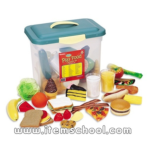 [역할놀이] 종합 음식 모형 학급용 세트 Classroom Play Food Set, Set of 80
