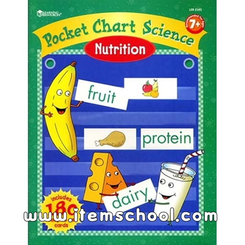 과학 포켓 차트 북) 음식 영양학 Pocket Chart Science Book - Nutrition