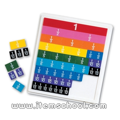 레인보우 분수 타일 Rainbow Fraction Tiles