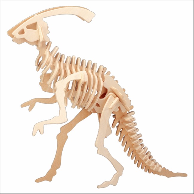 3D 입체 나무 공룡 파라사우롤로푸스