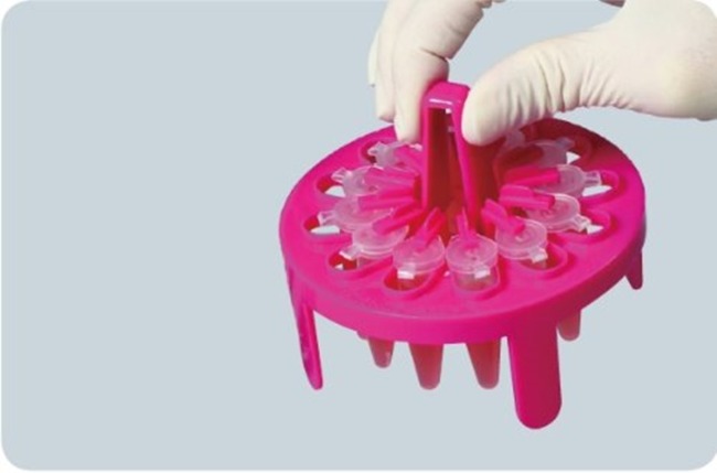 Microcentrifuge Tube Mini Floating Rack BA 18742 0122 Neon Pink