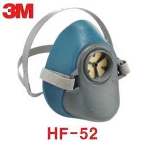 3M 방독마스크면체(방독/방진겸용 정화통 1개포함) HF-52