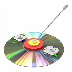 뉴 LED CD 공중부양 팽이 만들기 1인용